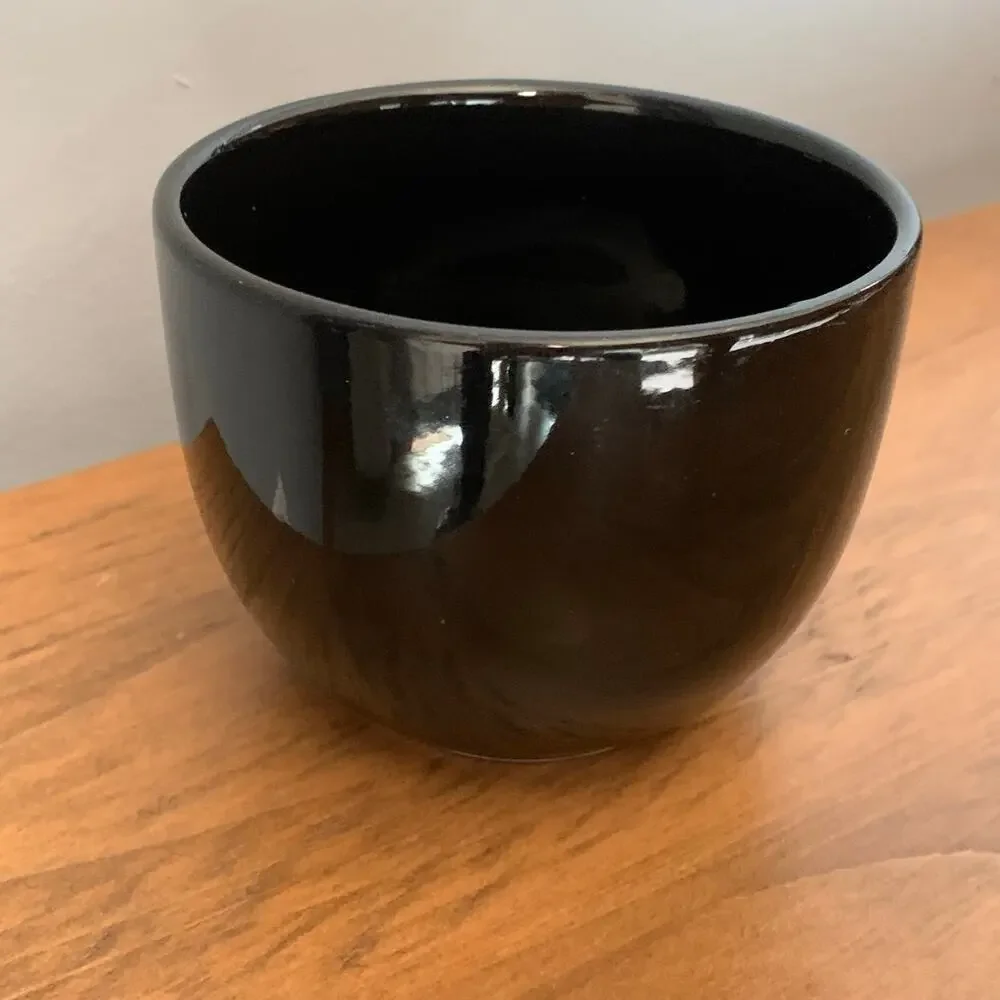 Pier 1 Mug Cappuccino Coffee Black 16oz Oversized Latte Soup Jumbo